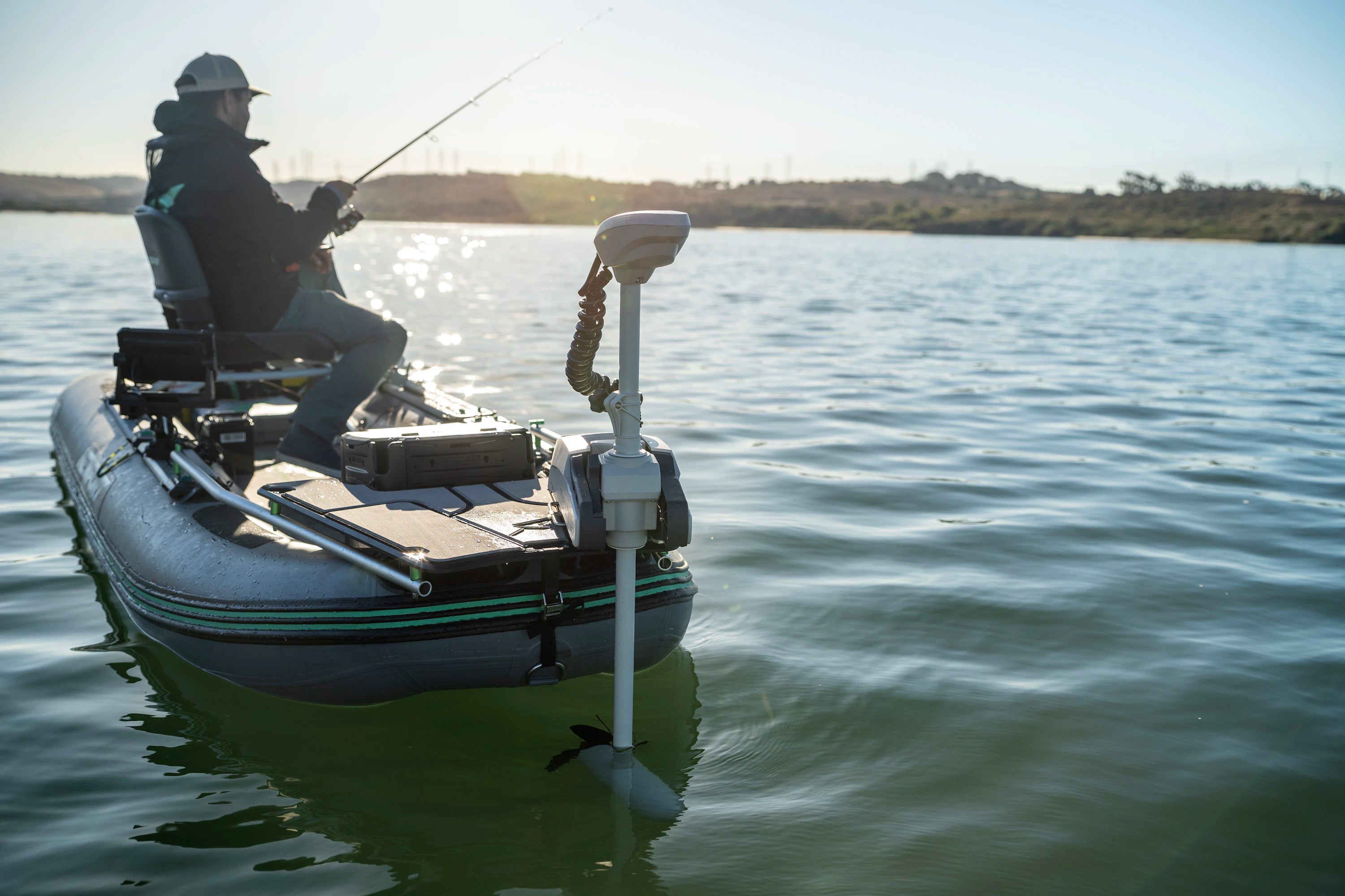 NS130 Inflatable Bow Mount Package for Anglers | Newport