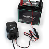 12V Battery Charger Connected to Battery | Newport
