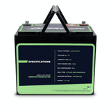 24V 50Ah Lithium Battery Back View | Newport