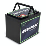 24V 50Ah Lithium Battery 3/4 Front View | Newport