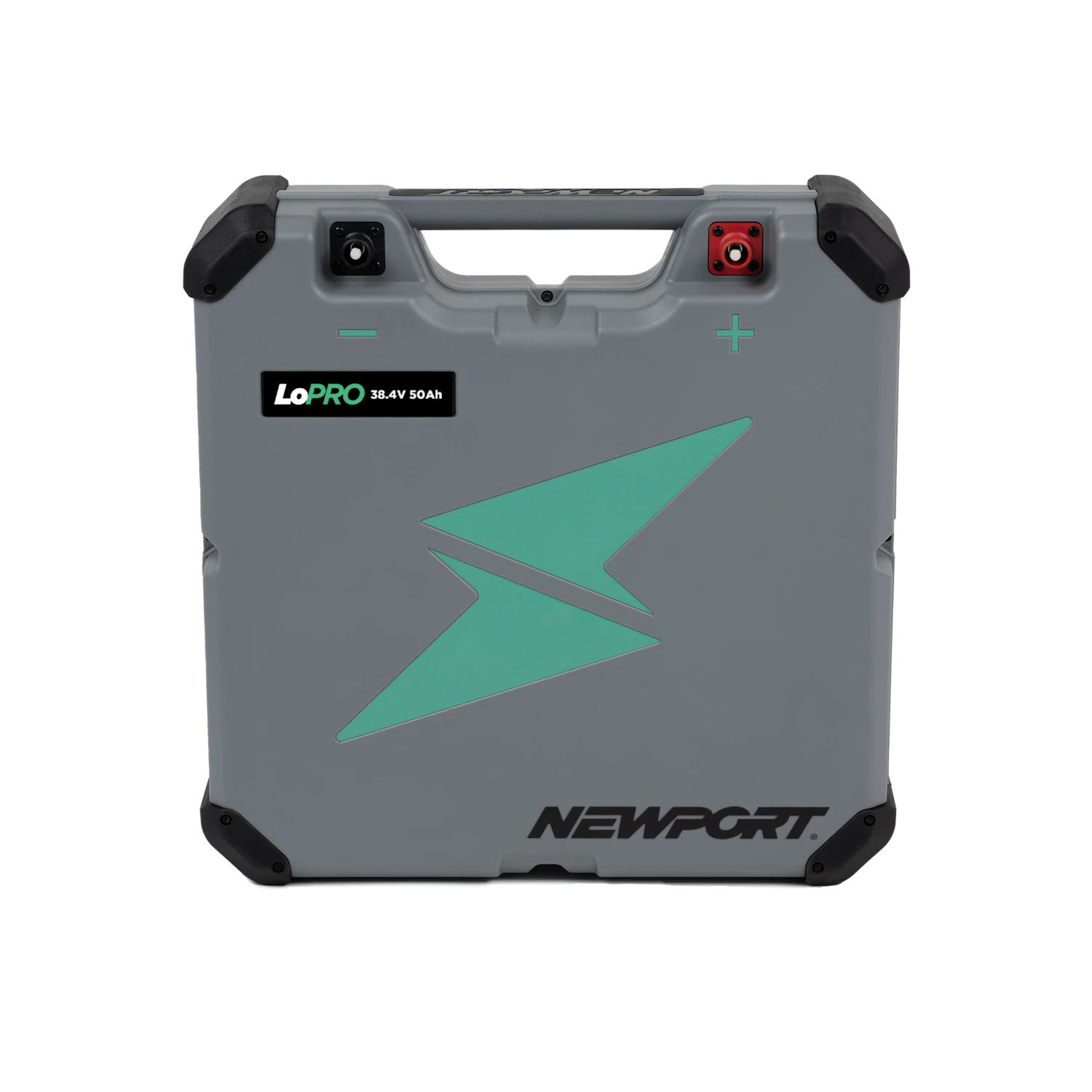 36V 50Ah LoPRO Lithium Battery Front View | Newport