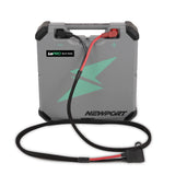 36V 50Ah LoPRO Lithium Battery Front View with Cables | Newport