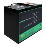 12V 50Ah AMG Battery 3/4 Back View | Newport