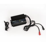 36V LoPRO Battery Charger Top View with Cables | Newport