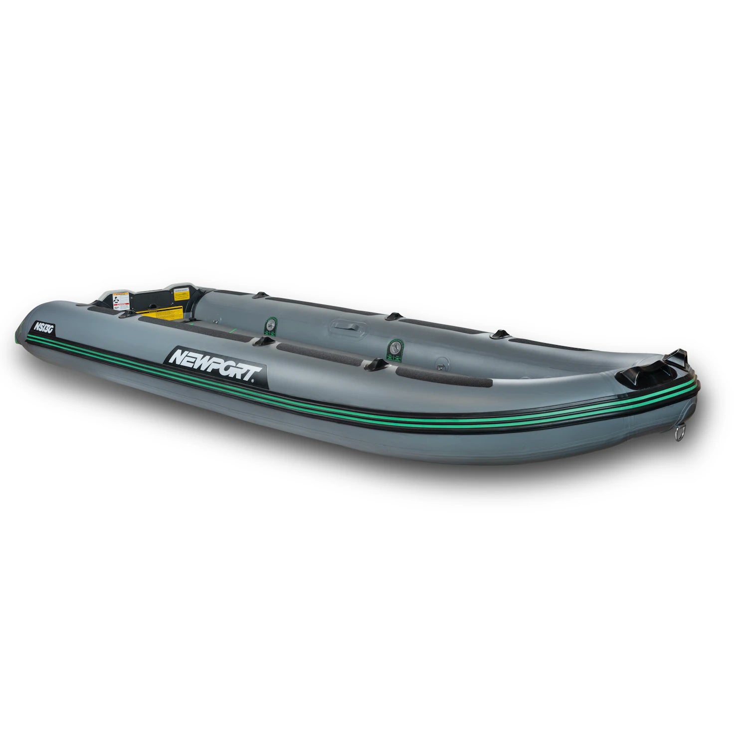 NS130 Inflatable Skiff Basic Package 3/4 Side View | Newport