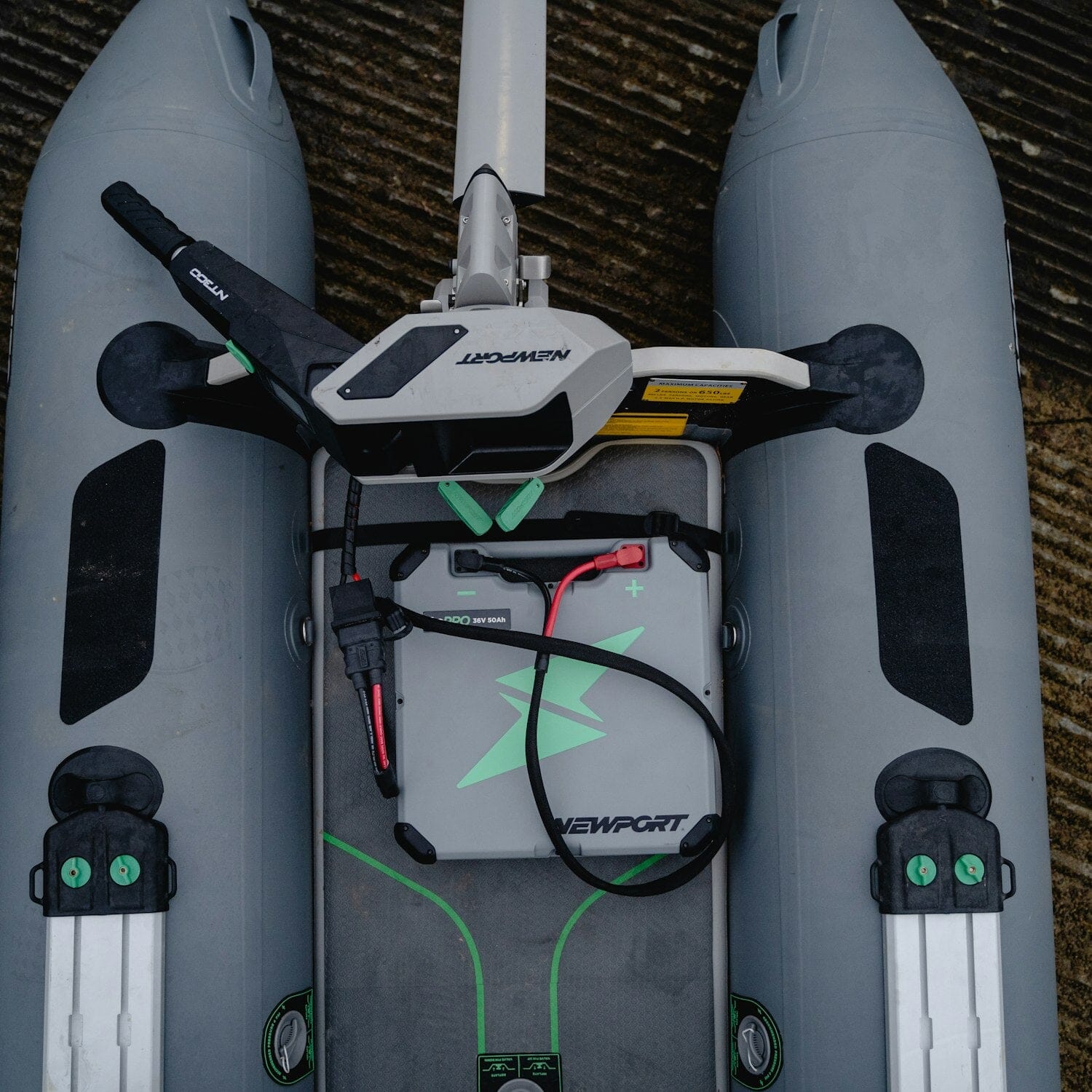 NS130 Inflatable Skiff With LoPRO Lithium Battery | Newport
