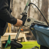 NK180PRO Electric Kayak Motor mounted on a kayak | Newport