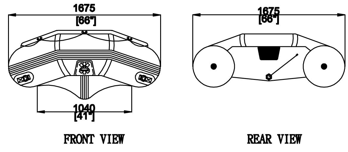 Catalina Inflatable Boat Sketch View | Newport