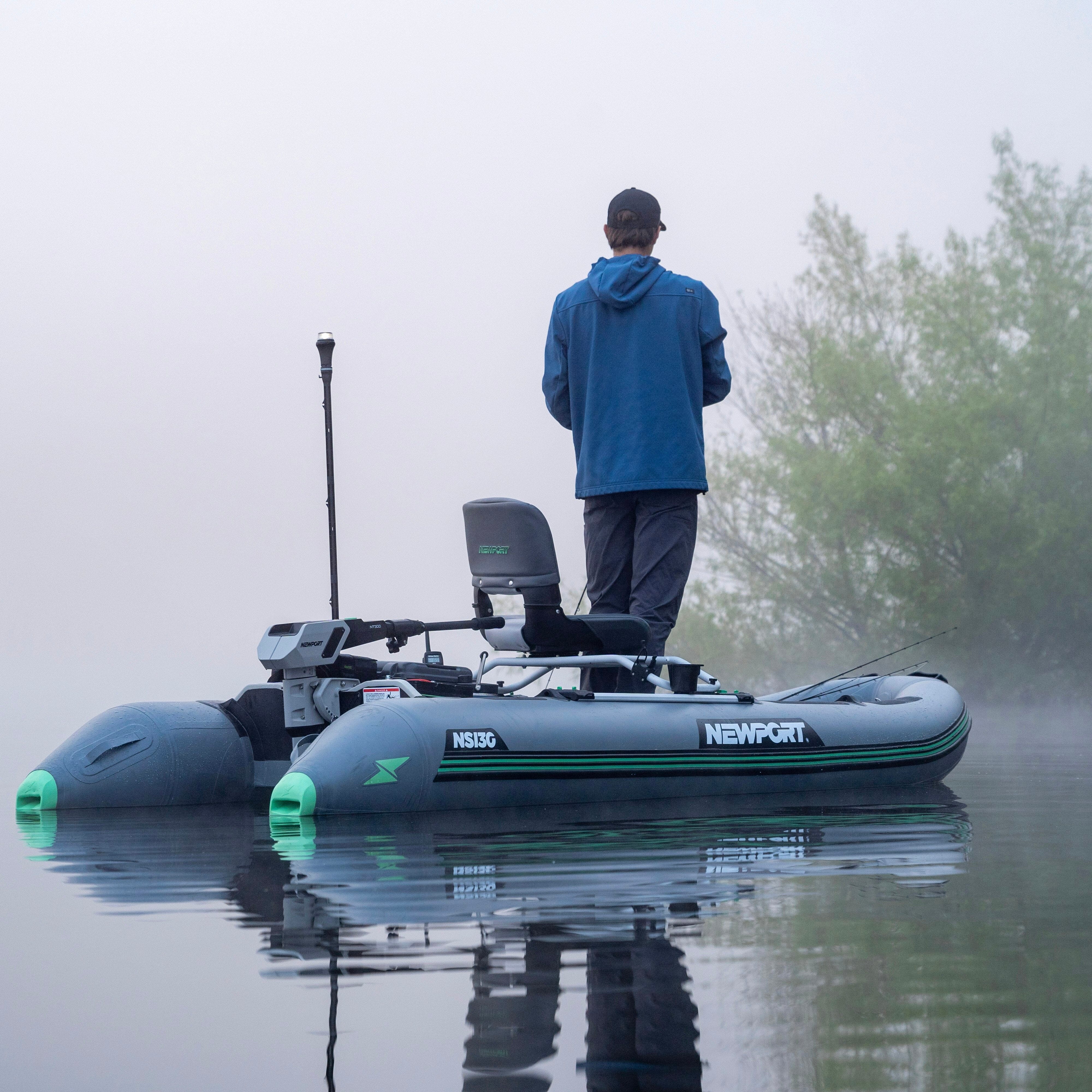 NS130 Inflatable Skiff for Anglers | Newport