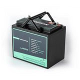12V 50Ah Lithium Battery 3/4 Back View | Newport