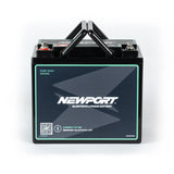 12V 50Ah Lithium Battery Front View | Newport