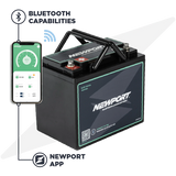 12V 50Ah Lithium Bluetooth Battery | Newport