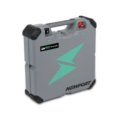 36V 50Ah LoPRO Lithium Battery 3/4 Side View | Newport