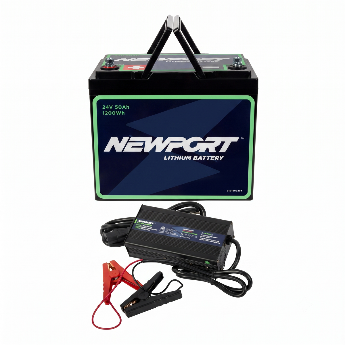 24V 50Ah Lithium Battery Bundle for Kayak Motors | Newport