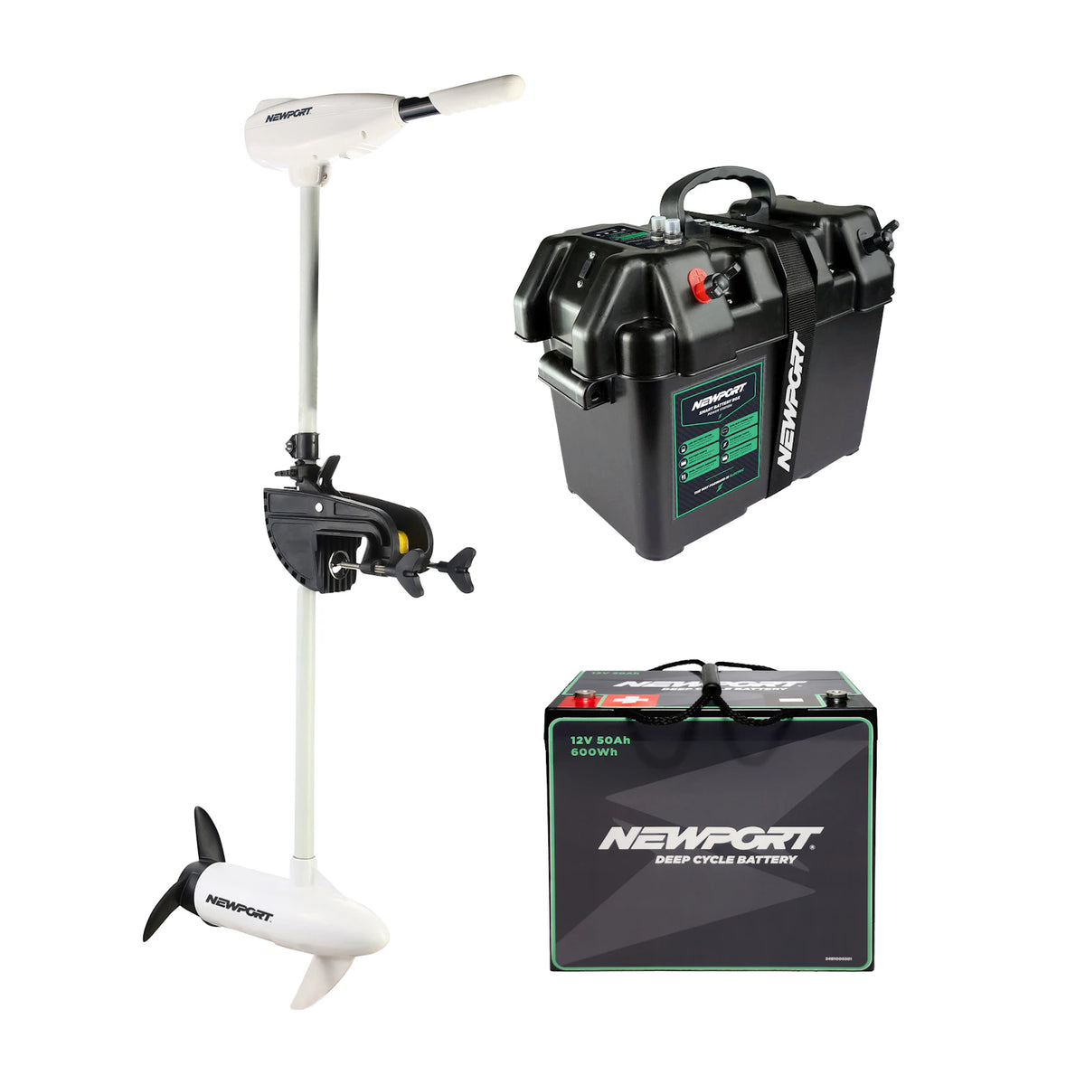 L Series Trolling Motor Bundle - L Series + 12V 50Ah + Smart Battery Box