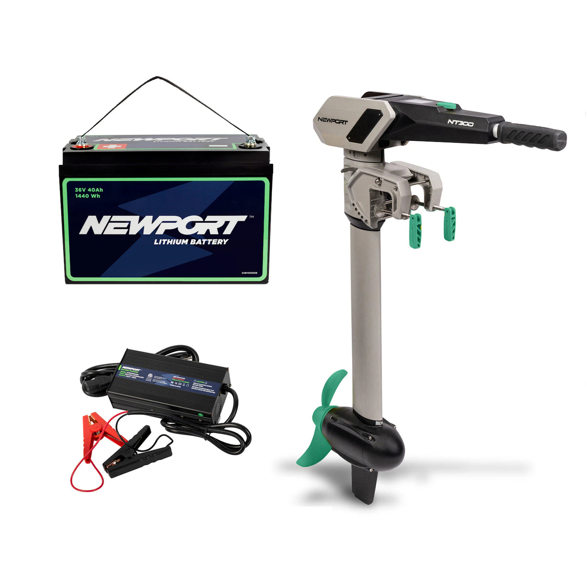 NT300 Electric Outboard Bundle - NT300 + 36V 40Ah + 36V Battery Charger