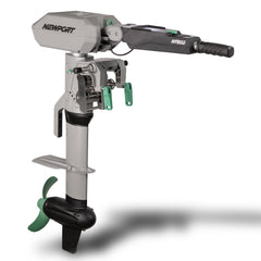 Newport NT600 outboard motor on a white background