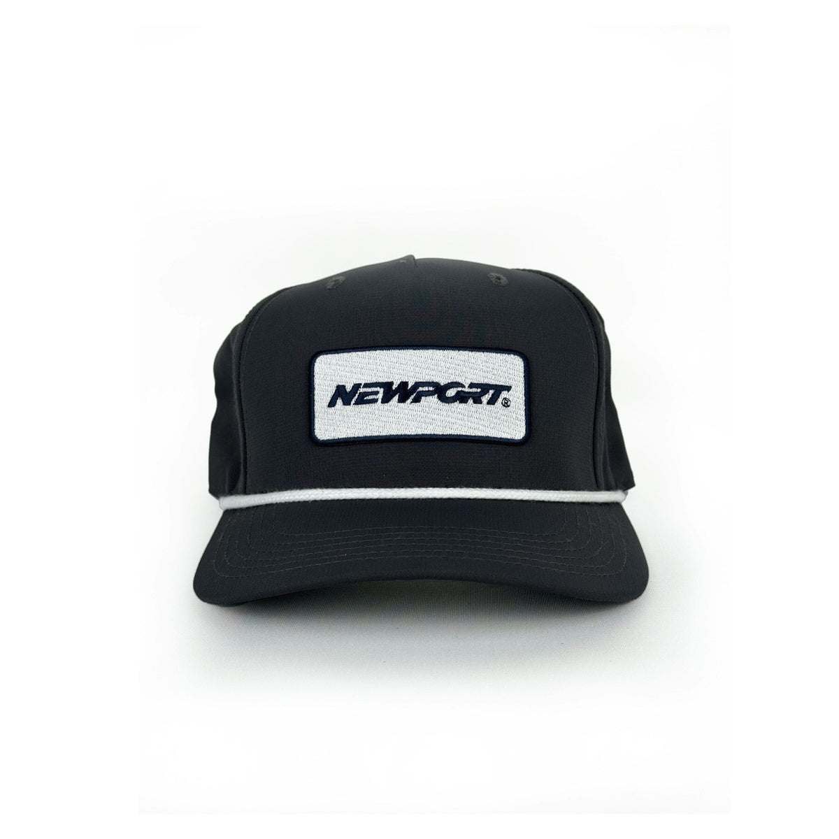 Newport White Patch Rope Hat