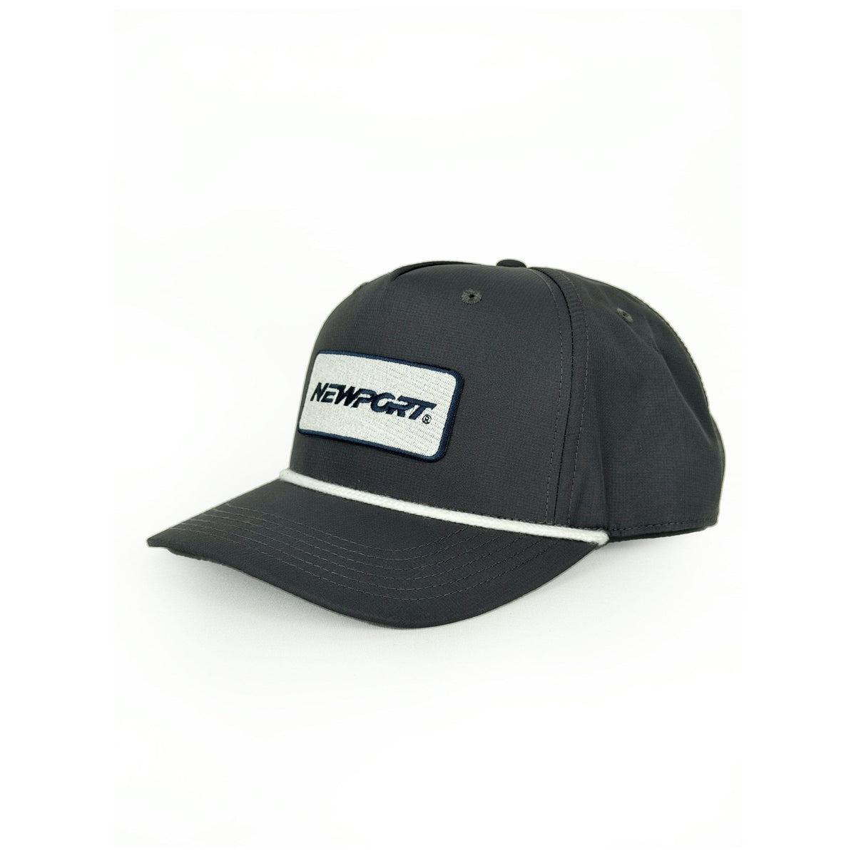 Newport White Patch Rope Hat