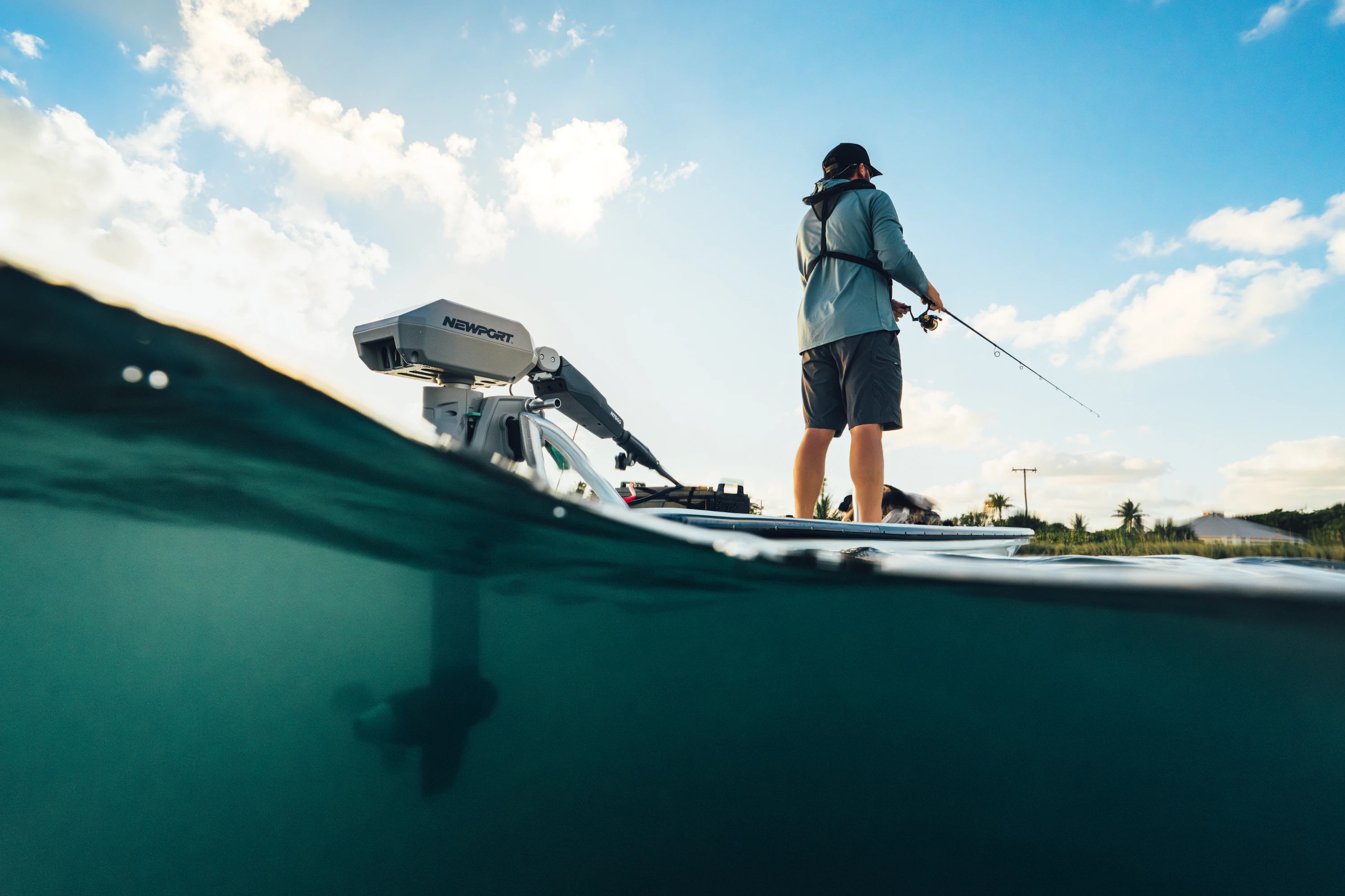 Fishing in the Ocean with NT600 6HP Electric Outboard Motor