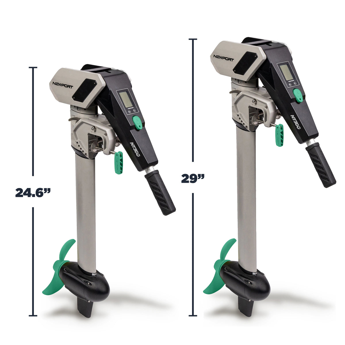 NT300 Electric Outboard Motor | Standard versus Long 